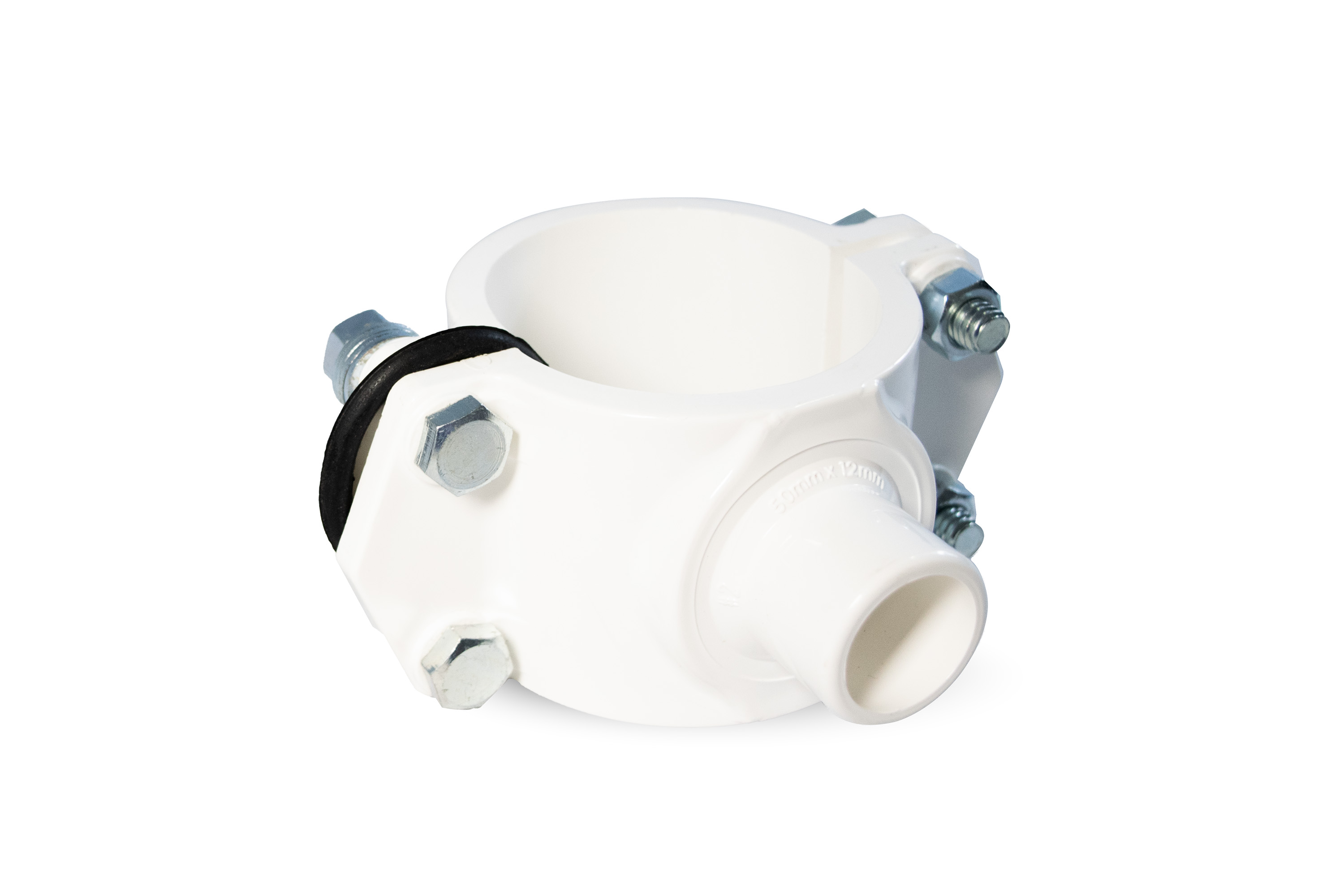 ABRAZADERA DOMICILIAR LISA PVC SCH40