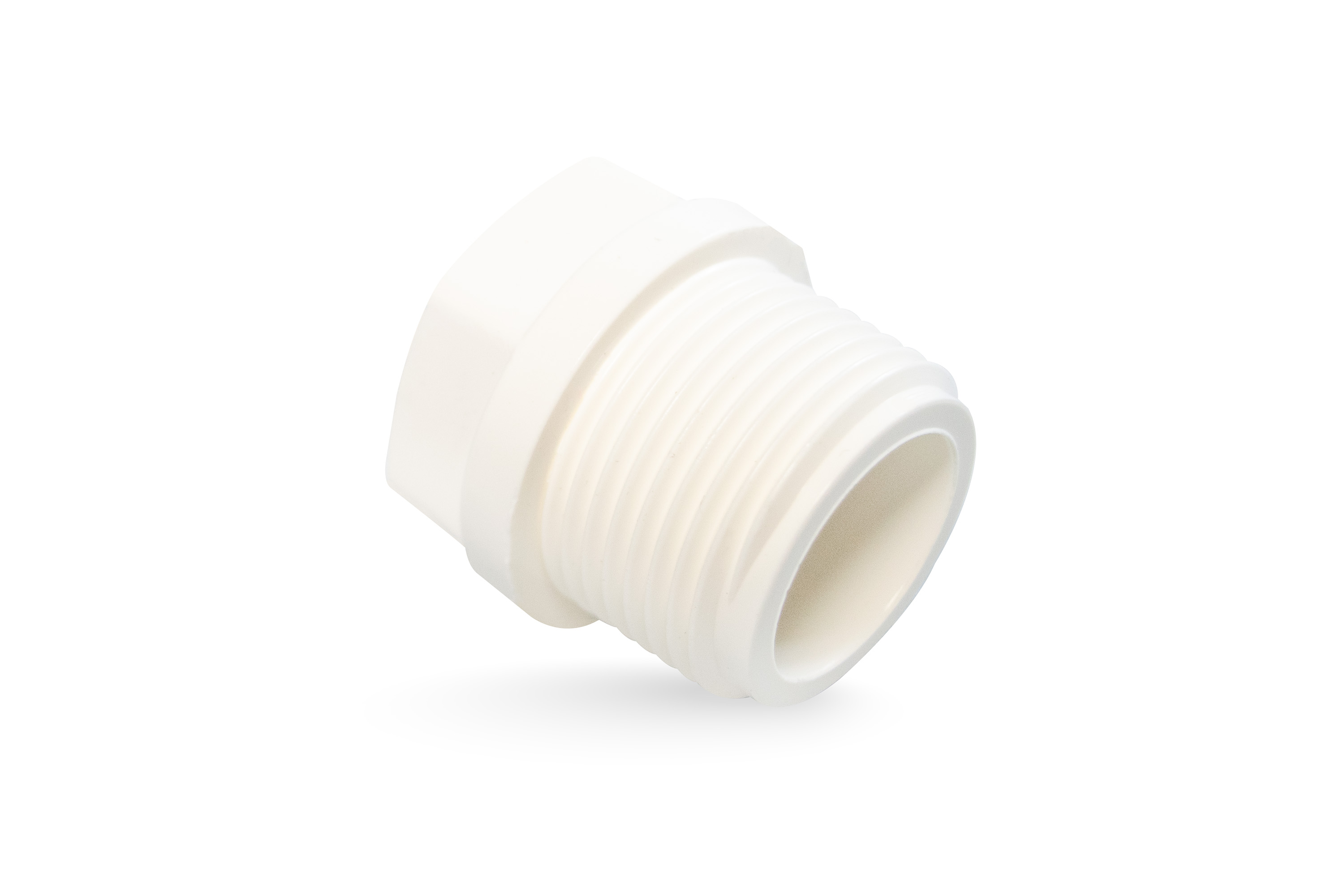 CODO 90° CON ROSCA PVC SCH40