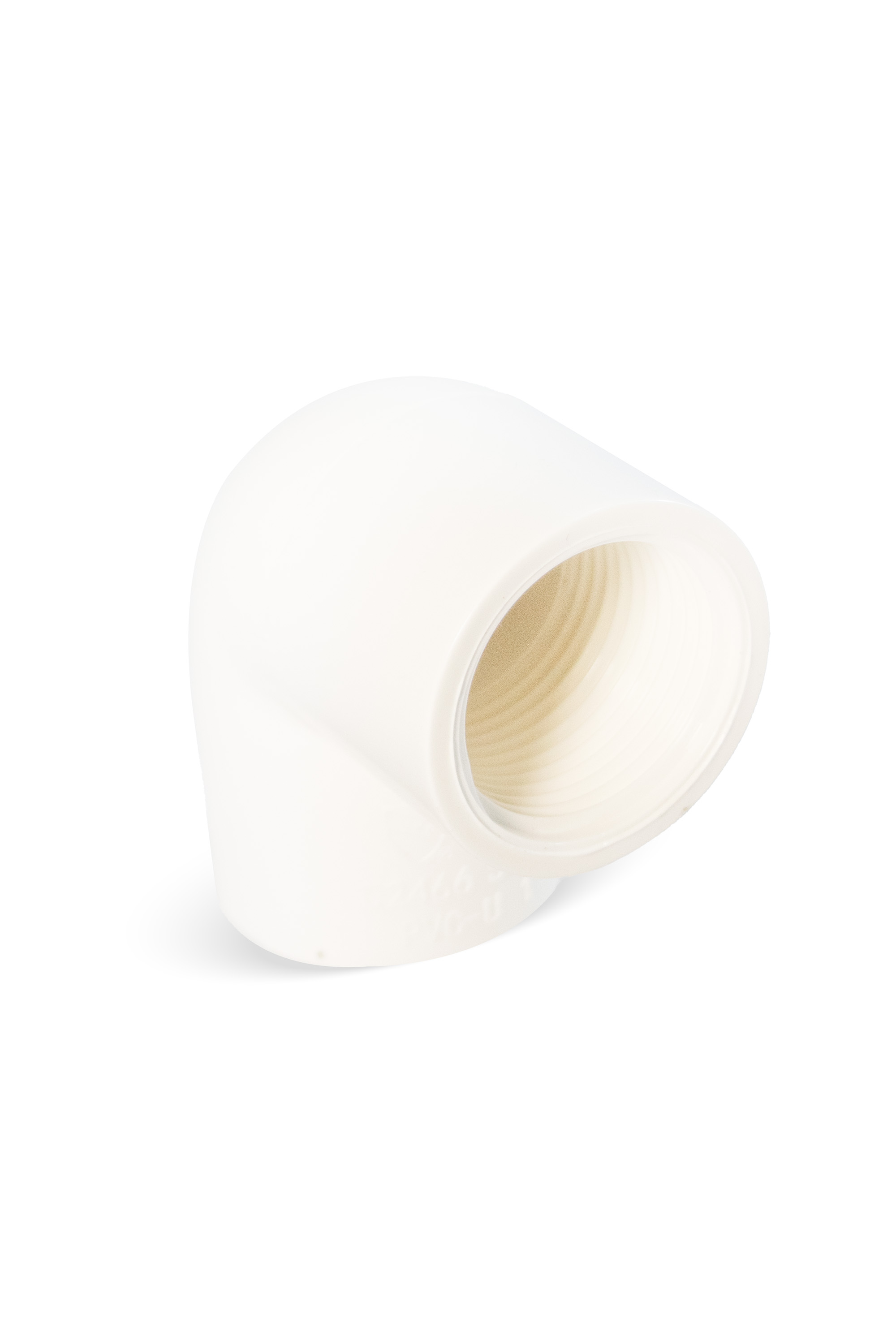 CODO 90° CON ROSCA PVC SCH40