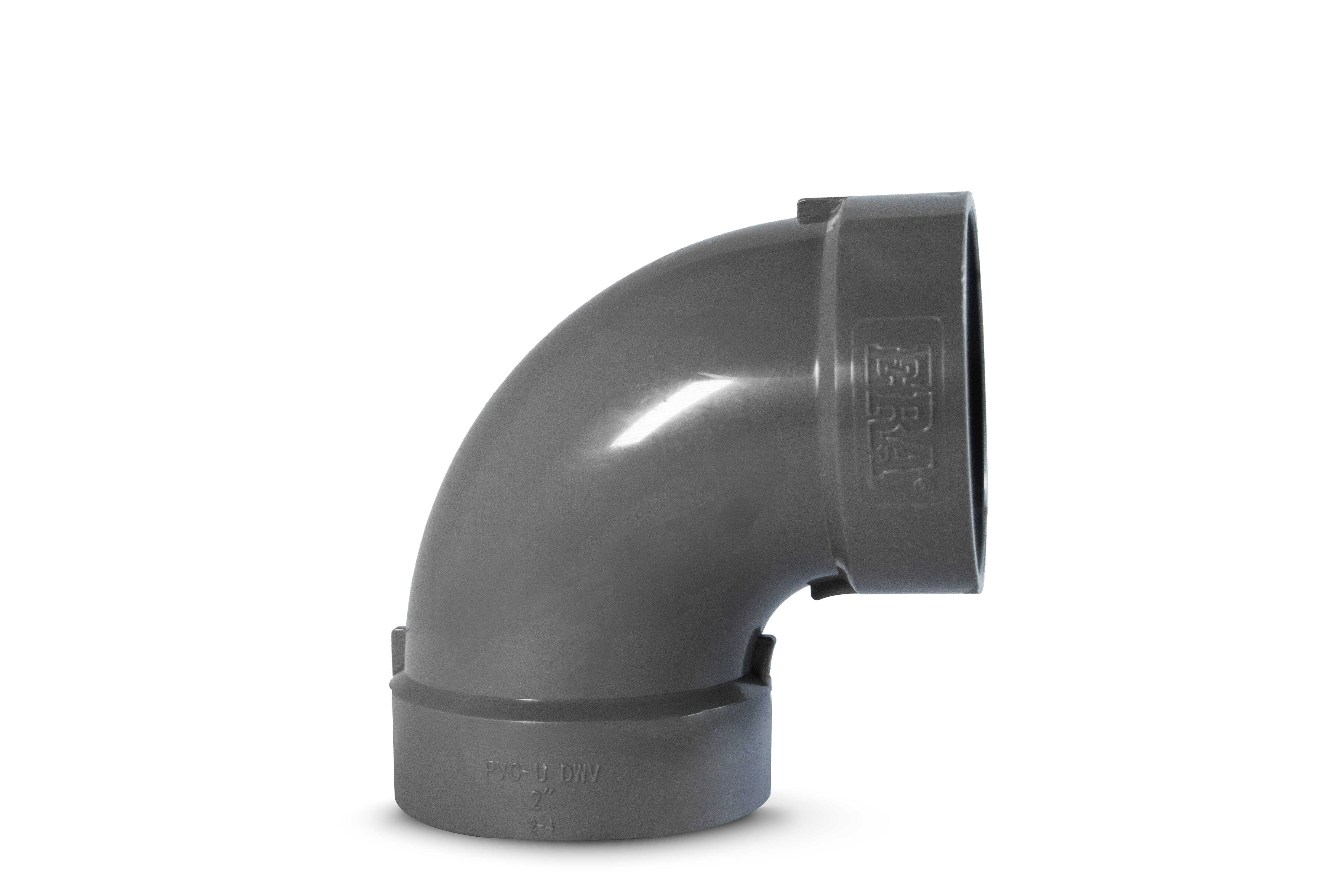 Codo X 45° PVC Drenaje Blanco, Clase 125