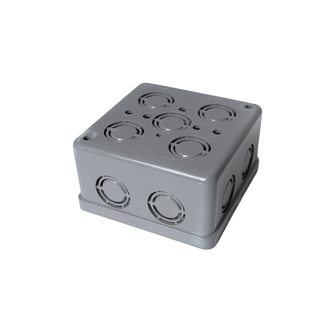Caja electrica cuadrada 4 x 4 ERA Gris