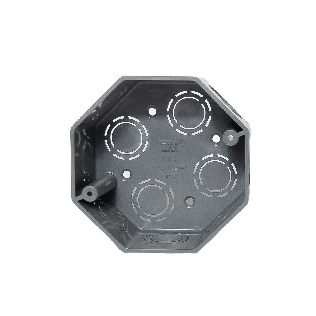 Caja electrica Octagonal ERA Gris