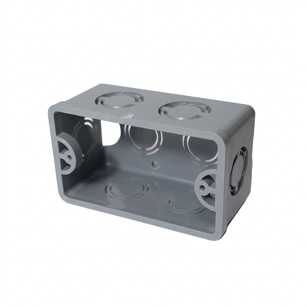 Caja electrica Rectangular ERA Gris