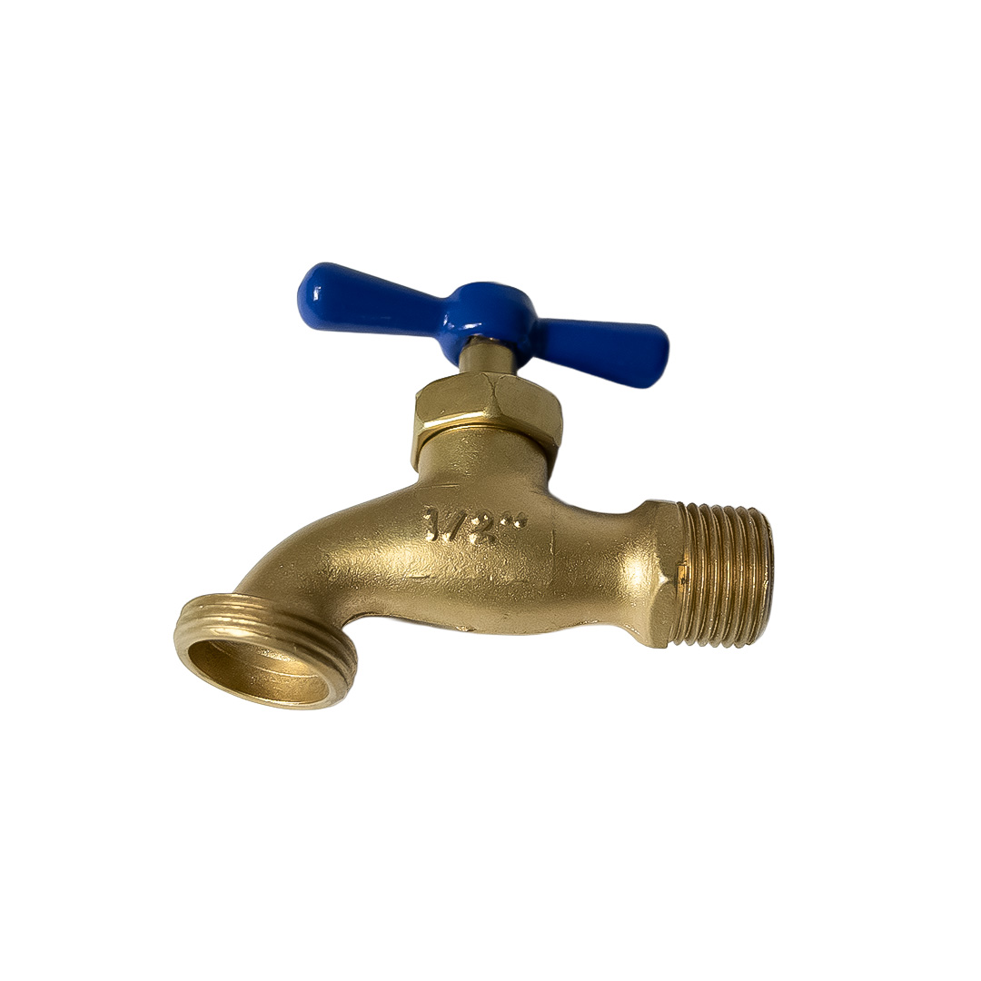 Llave de chorro  Zinc c/rosca 130 gr. 1/2", AQUA+