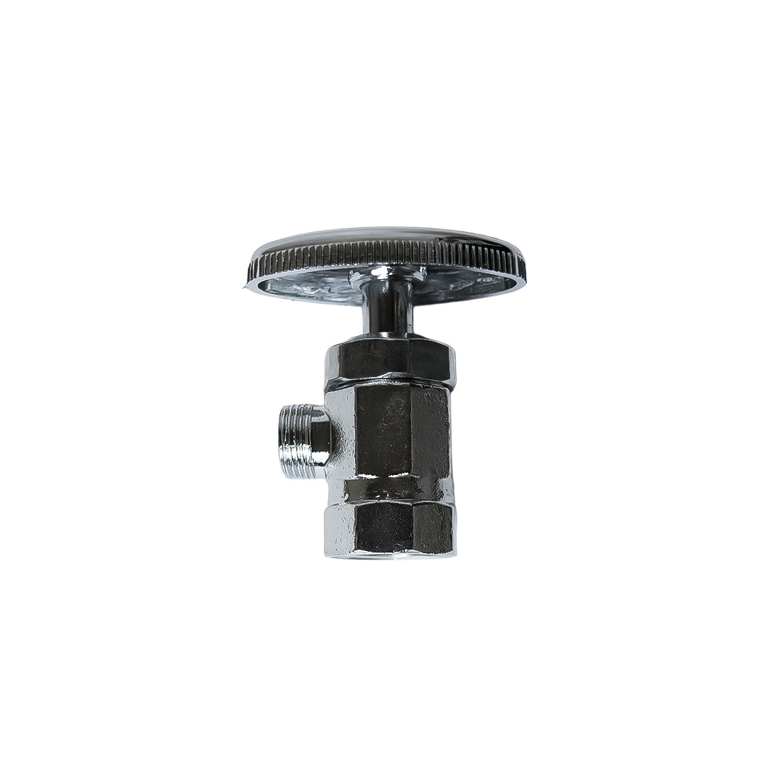 Contrallave Crom. a la pared  estandar Liviana 1/2" x 3/8"