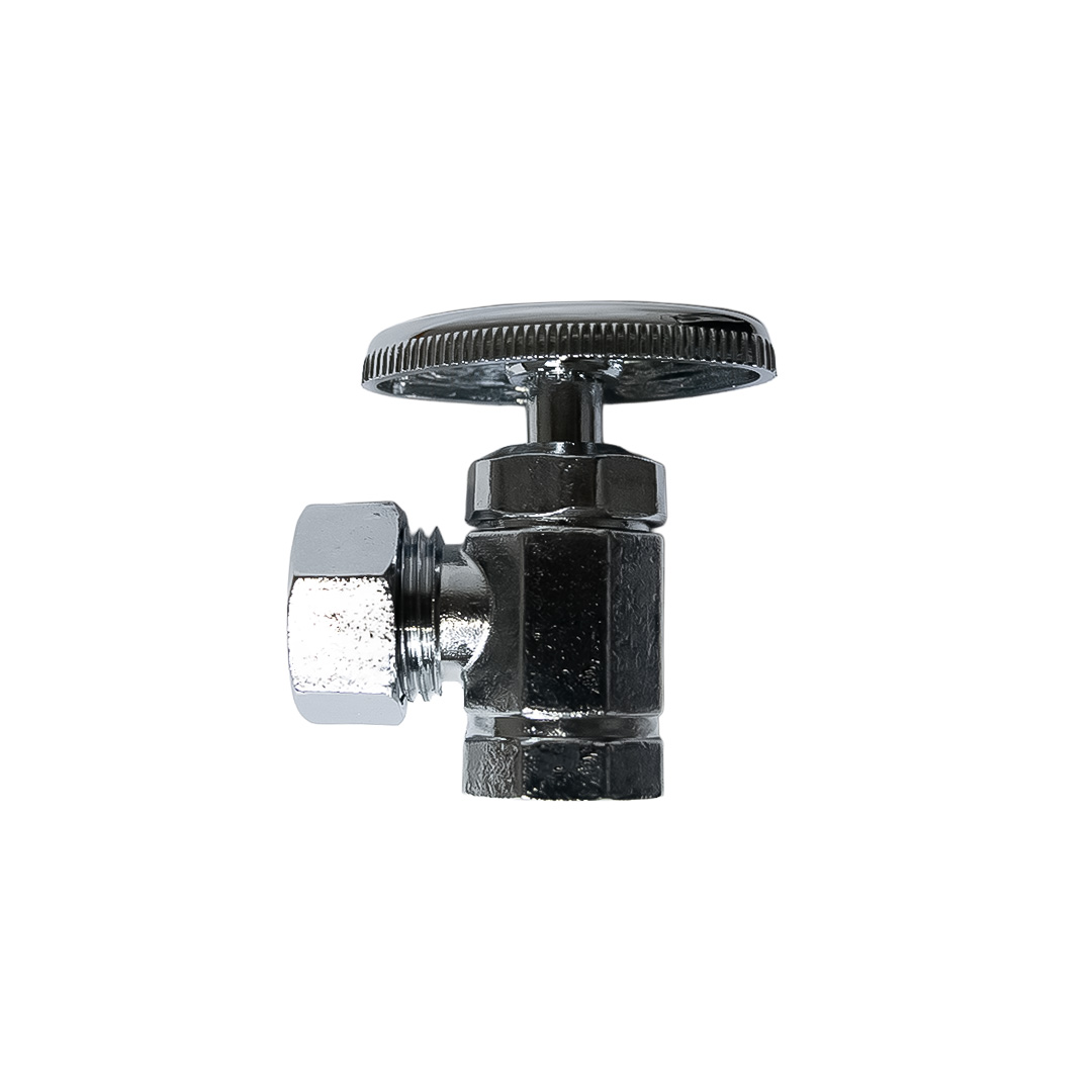 Contrallave Crom. a la pared NPT  estandar 1/2" x 1/2", AQUA+