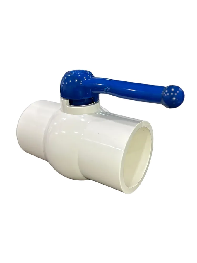Valvula de Bola Lisa de PVC 125 PSI OP Palanca ERA