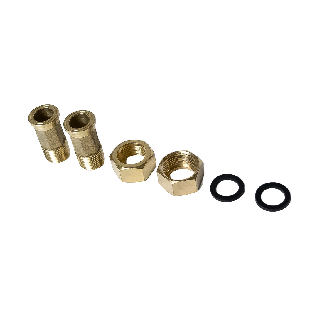 Niples para contador 1/2" Bronce
