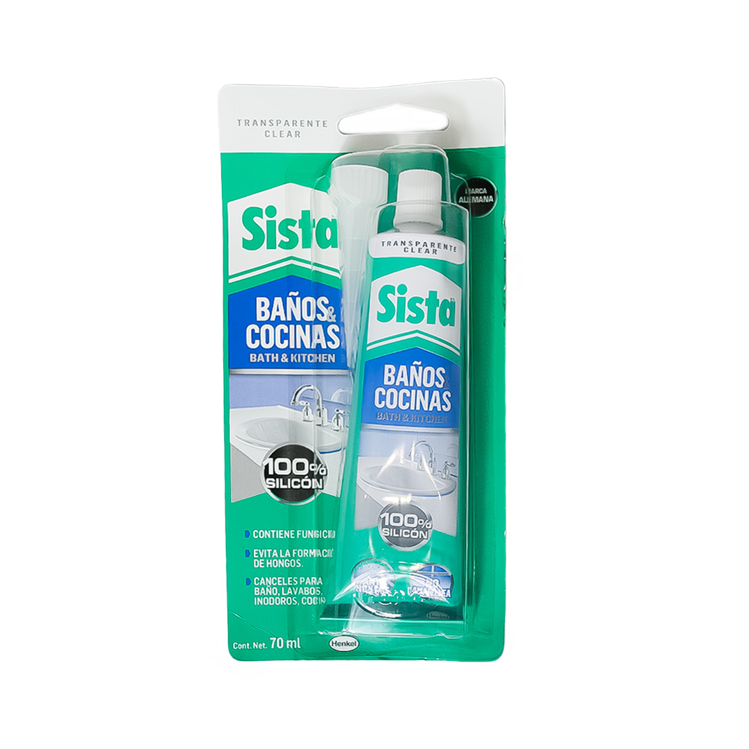 Sista DC Baños y Cocinas Transparente Blister 82.8 ml