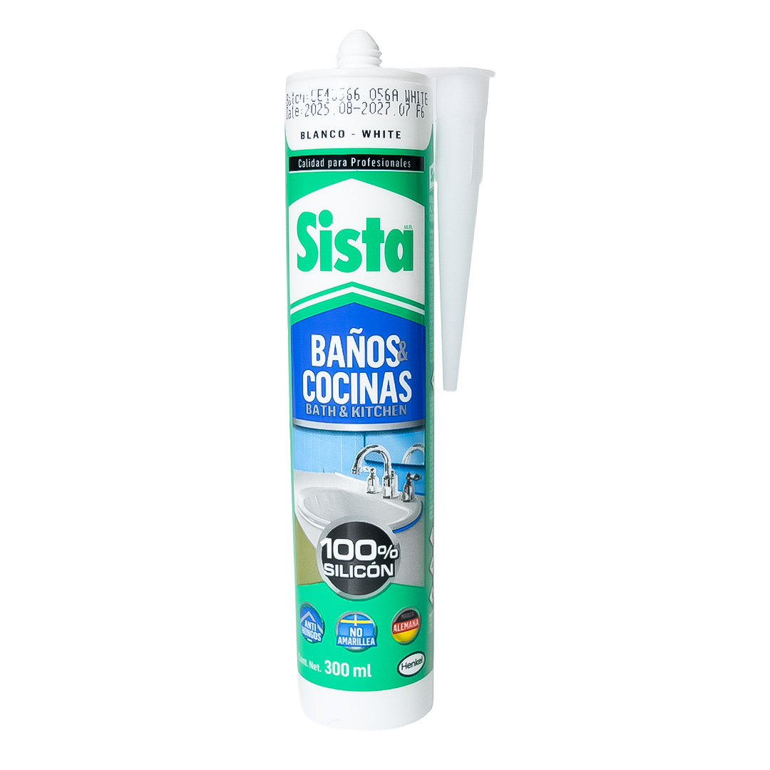 Sista DC Baños y Cocinas Transparente Cartucho 300 ml