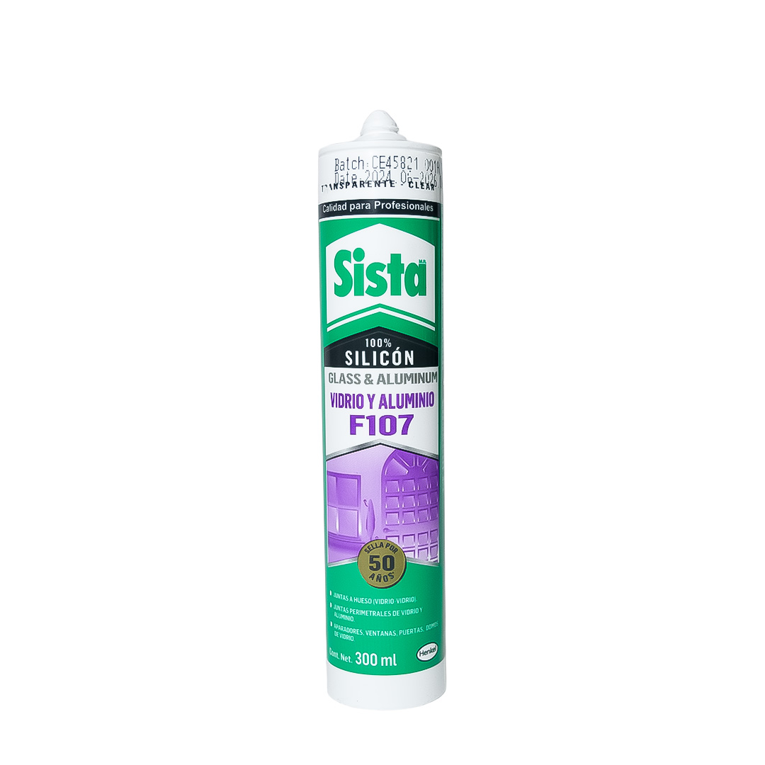 Sista DC Vidrio y Aluminio  Cartucho 300 ml