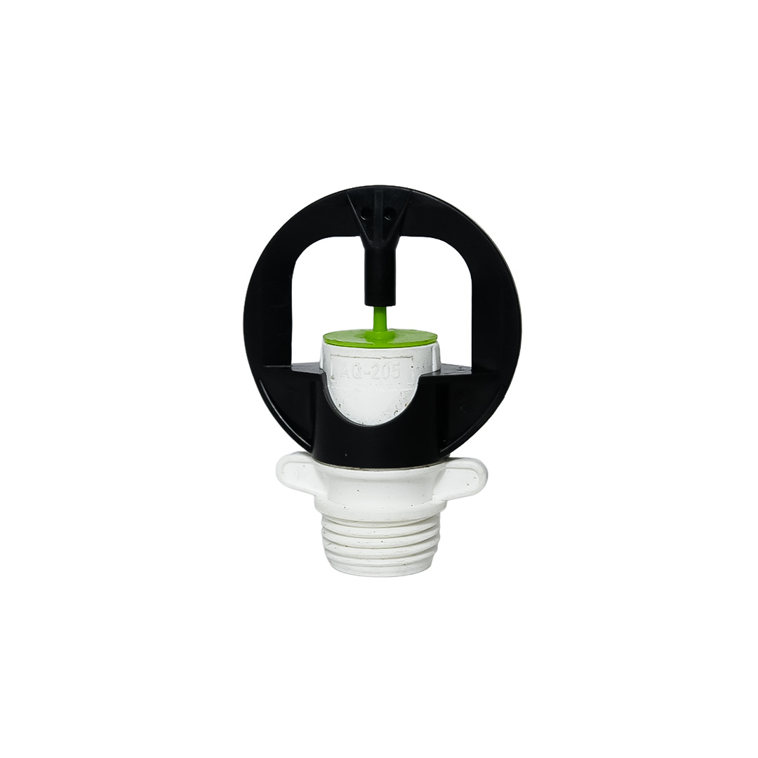 MicroAspersor Aquatuff AQ-205, B/Blanca, R/Verde, de 1/2" M