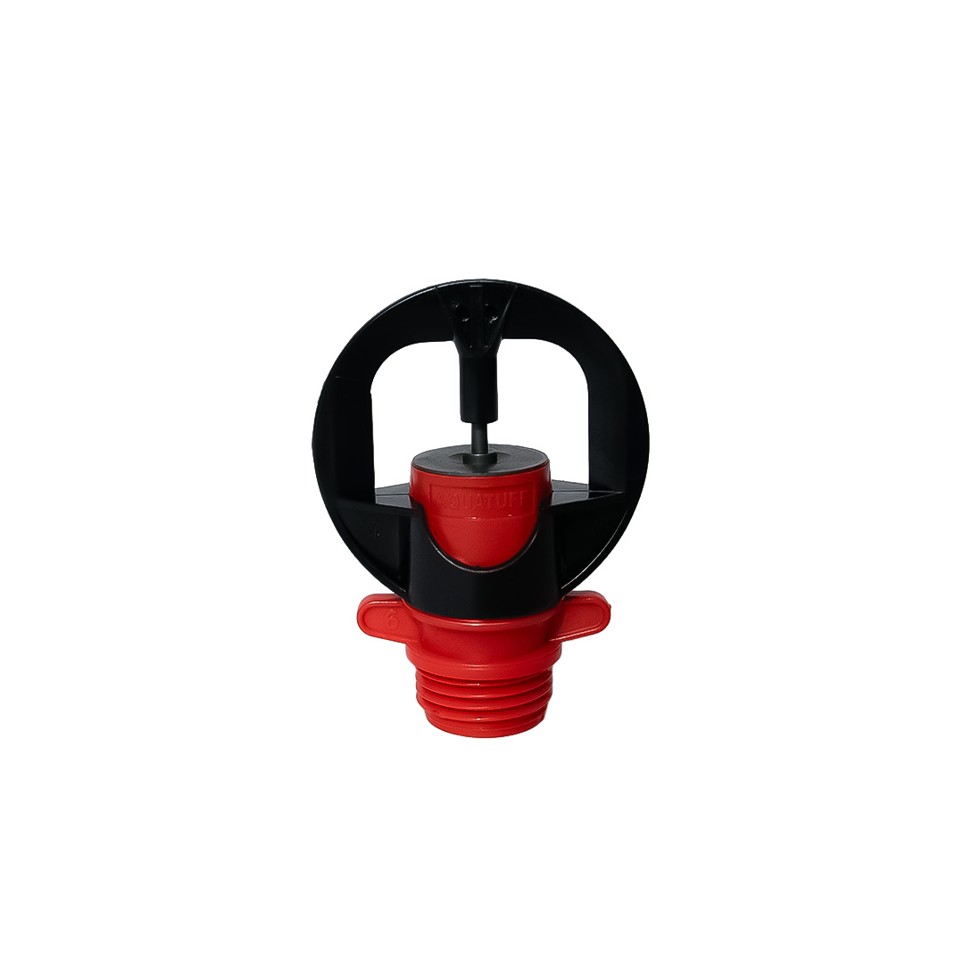 MicroAspersor Aquatuff AQ-205, B/Roja, R/Gris, de 1/2" M