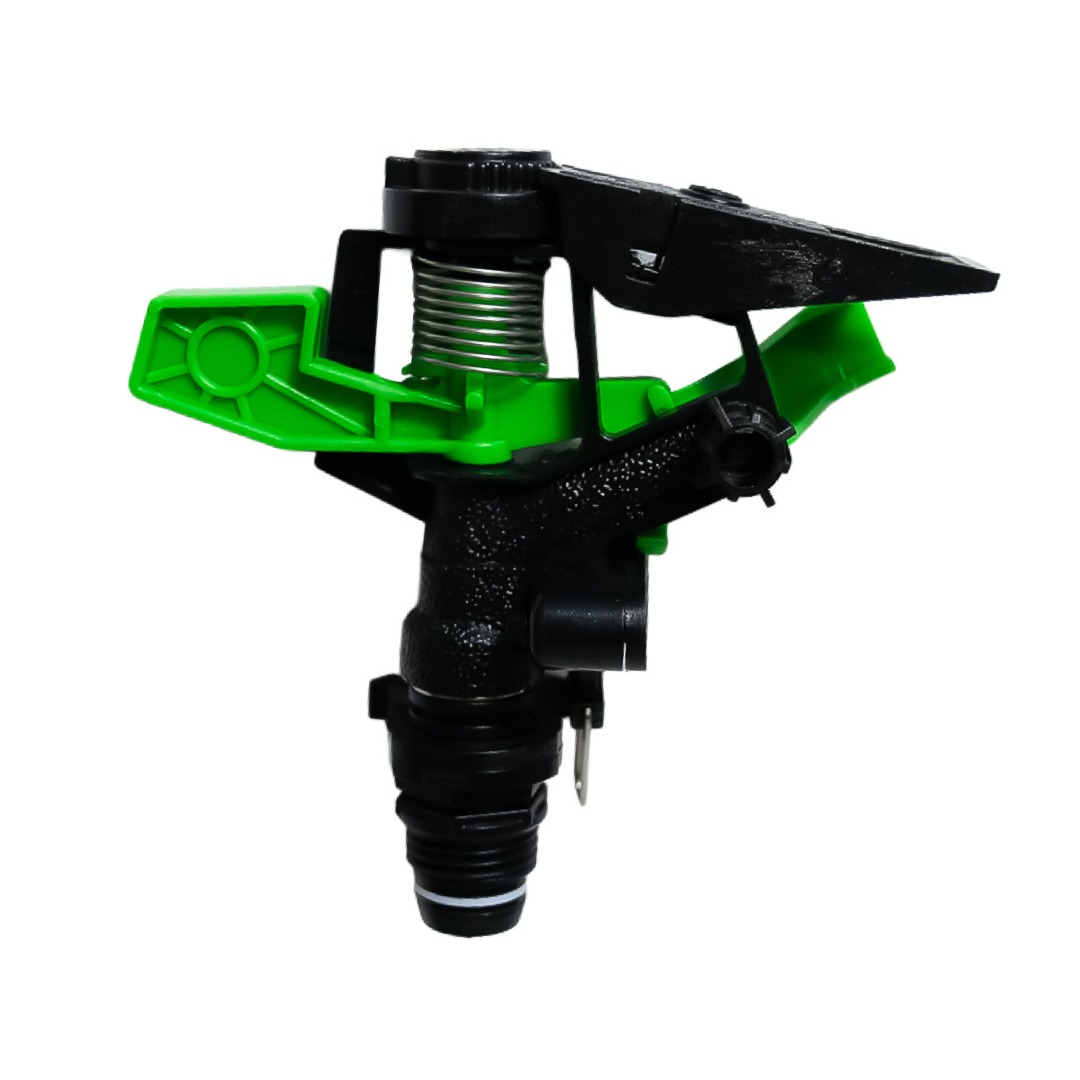 Aspersor Sectorial AQUA + 1/2", PVC, Paleta Verde, Boquilla 4mm