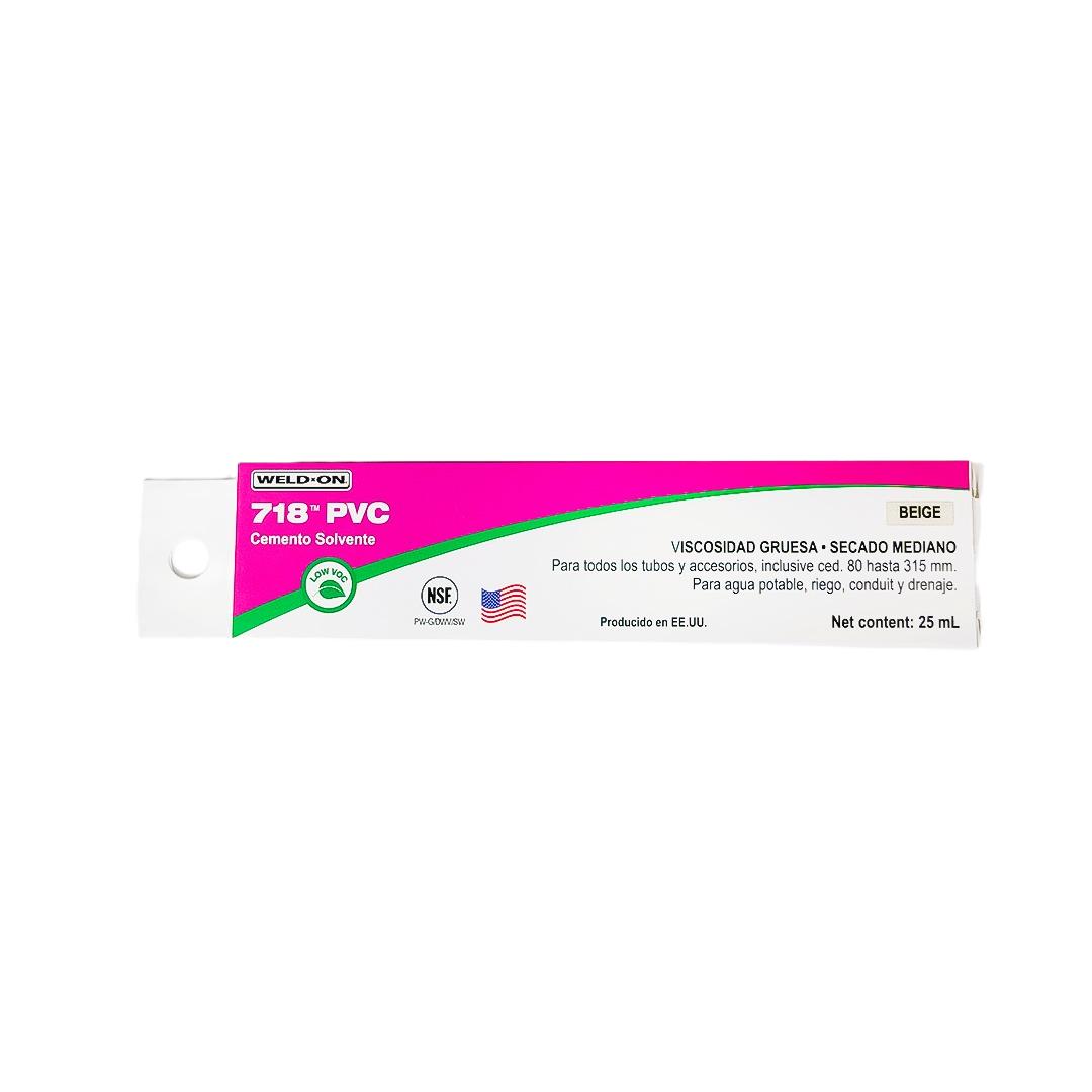 Pegamento PVC Weld ON, Pomo , Americano 25ml