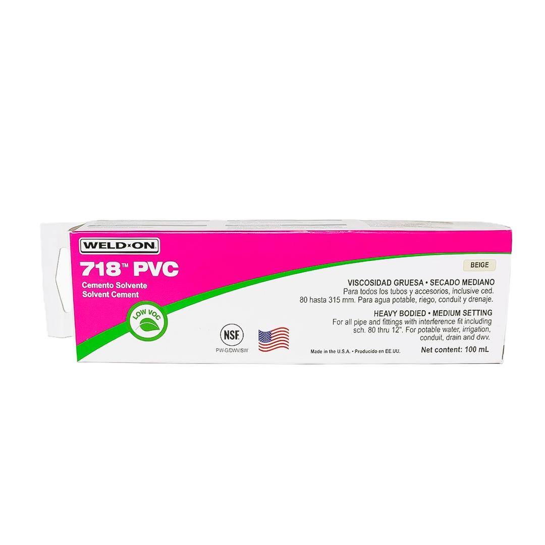Pegamento PVC Weld ON, Pomo , Americano 100 ml