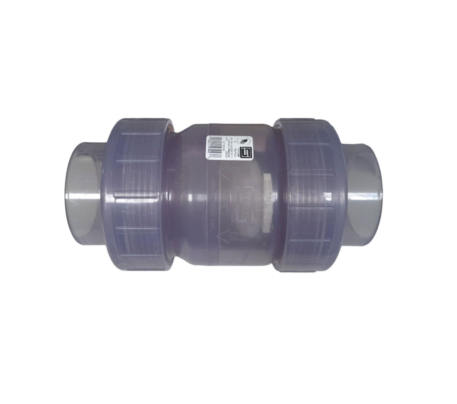 Valvula de cheque PVC con Visor